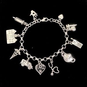EMT Charm Bracelet Emergency Medical Technician